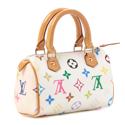 Louis Vuitton Monogram Multicolor Mini Sac HL Speedy White 3 of 8