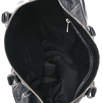 Gucci Fluffy Calfskin Morpheus Weekender Duffle Black 5 of 10