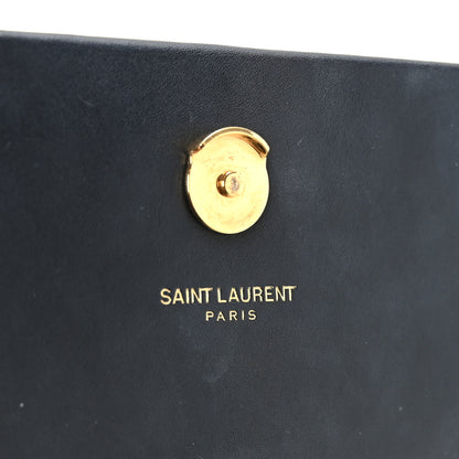 Saint Laurent Smooth Calfskin Medium Classic Monogram Kate Tassel Satchel Black 5 of 10