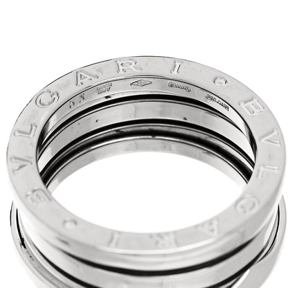 Bulgari 18K White Gold B.Zero1 Three-Band Ring 53 6.25 4 of 5