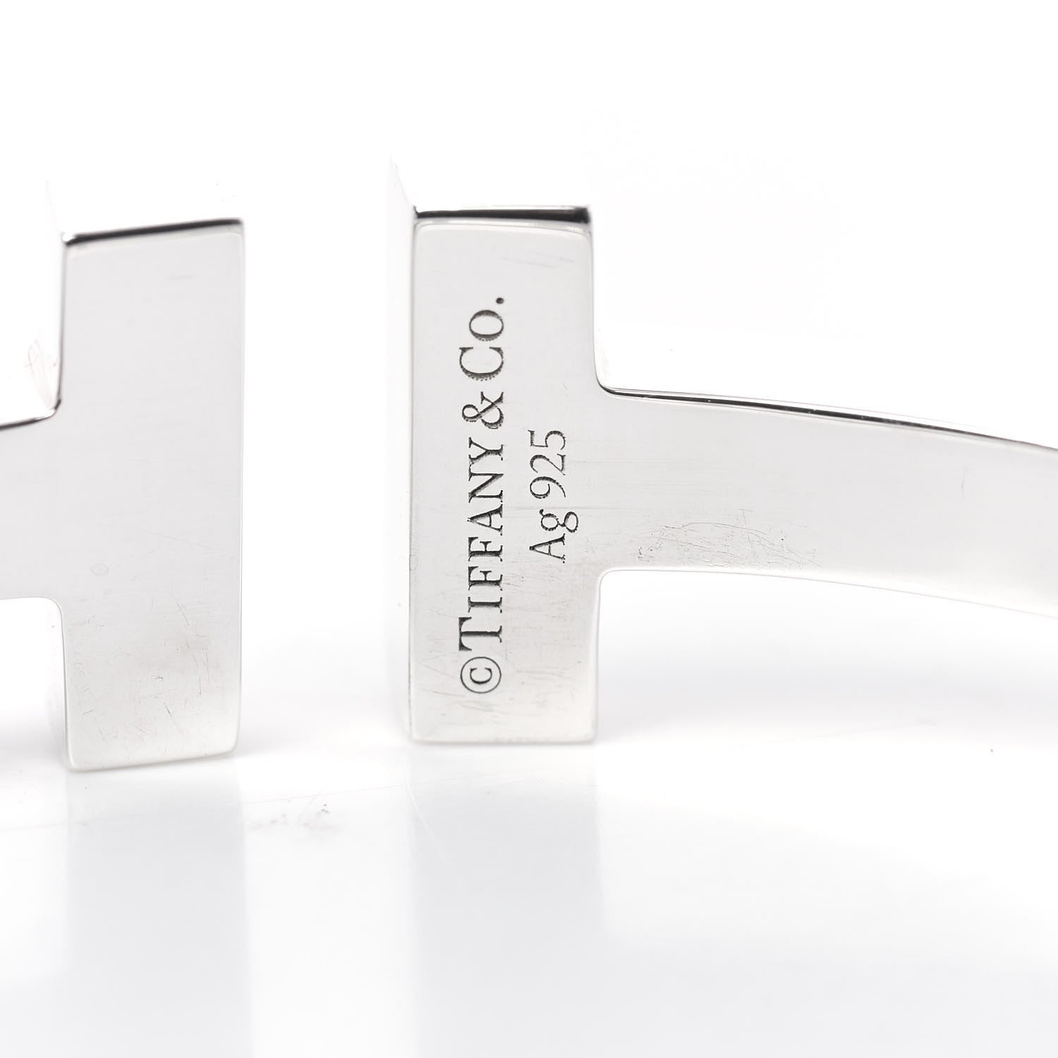Tiffany Sterling Silver T Square Bracelet 4 of 5