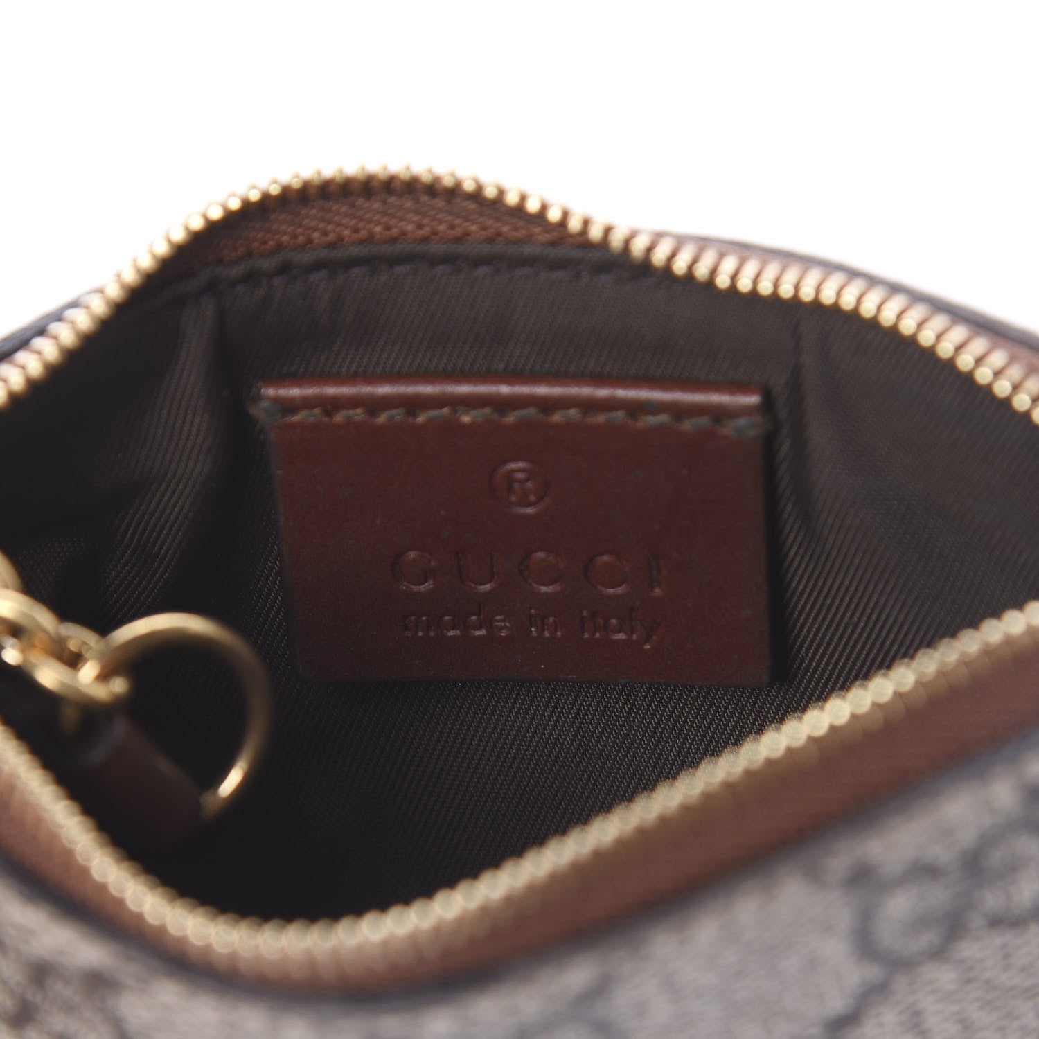 Gucci GG Supreme Monogram Key Case Brown 6 of 6