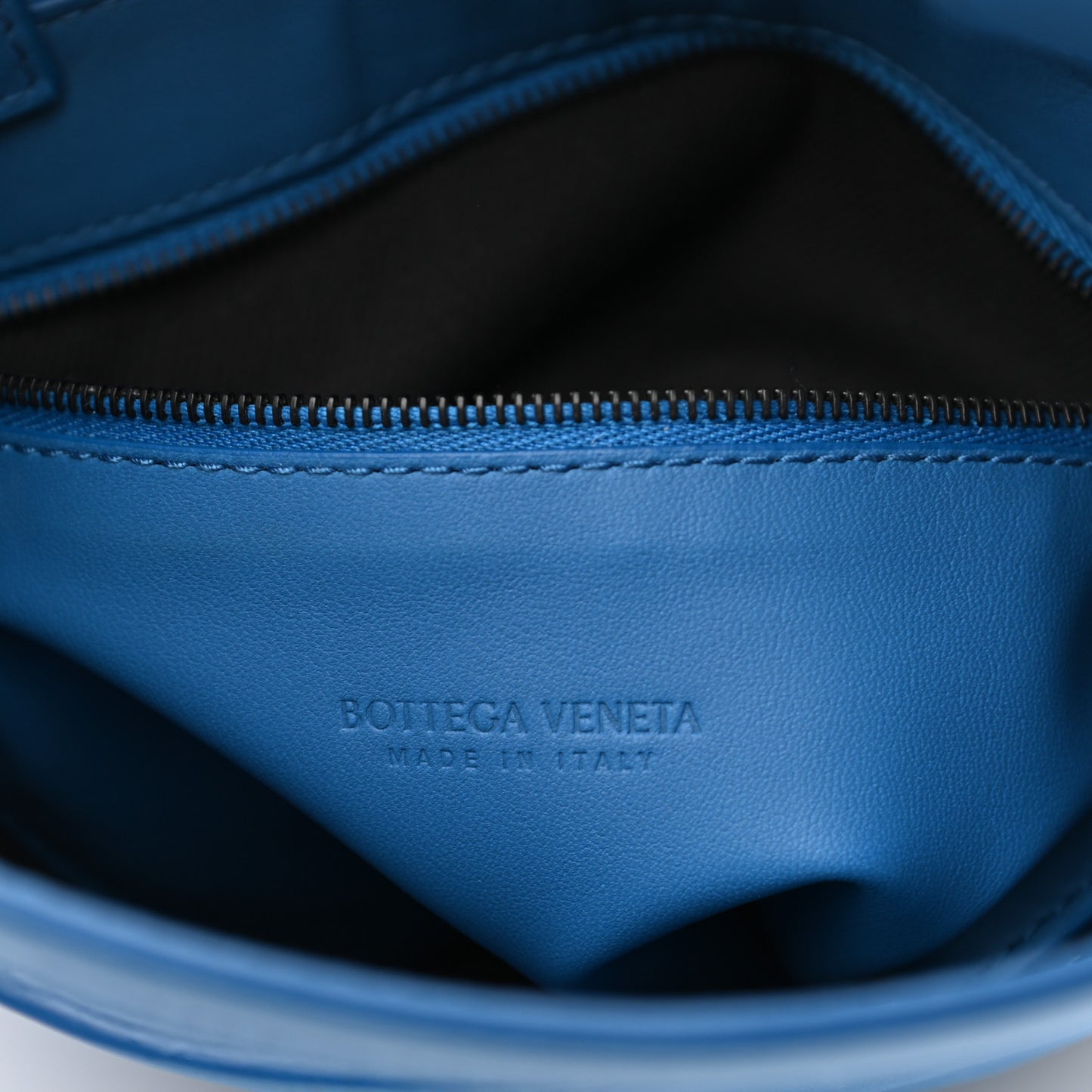 Nappa VN Crossbody Messenger Bag Blue