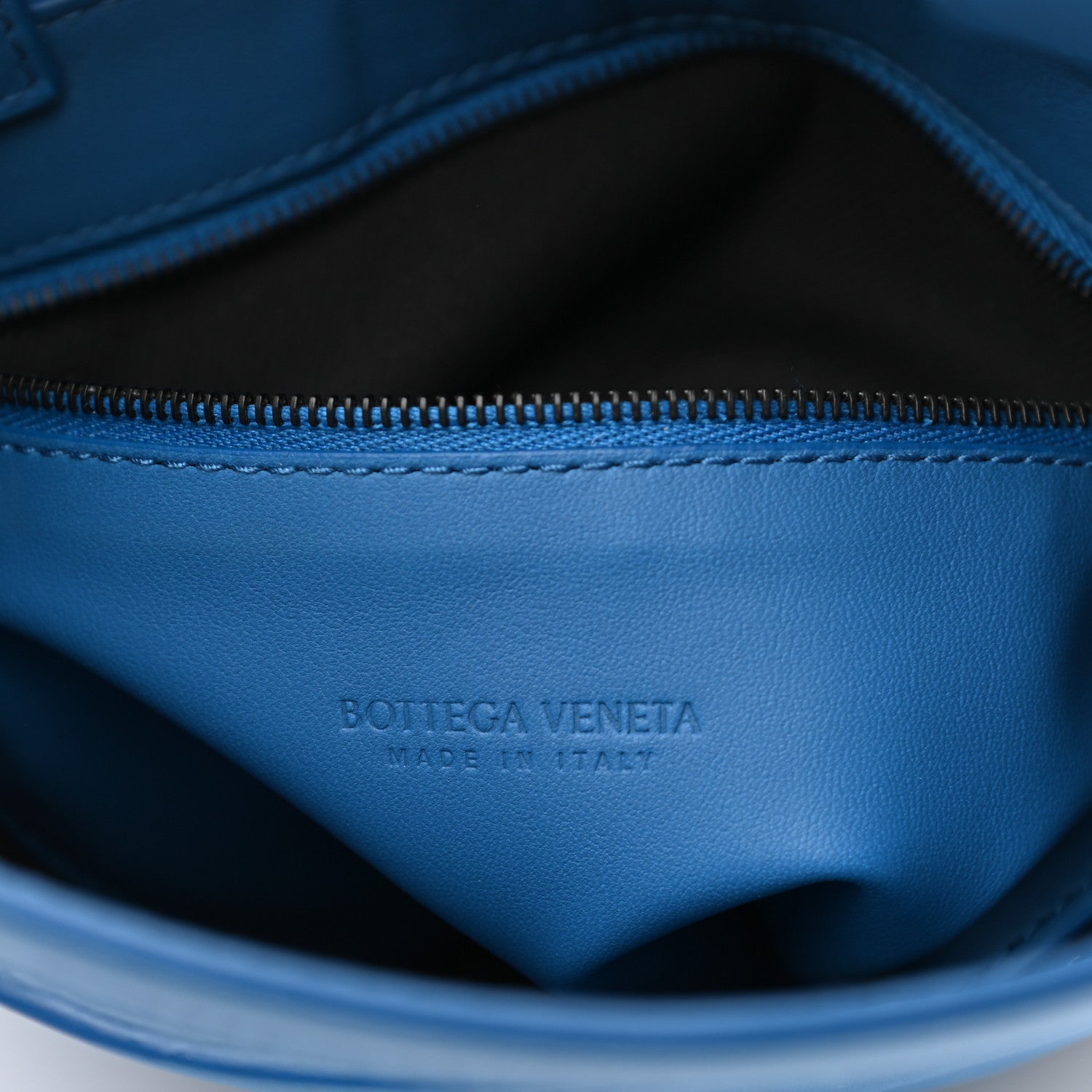 Bottega Veneta Nappa VN Crossbody Messenger Bag Blue 6 of 9