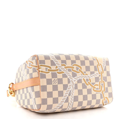 Louis Vuitton Damier Azur Nautical Speedy Bandouliere 25 4 of 11