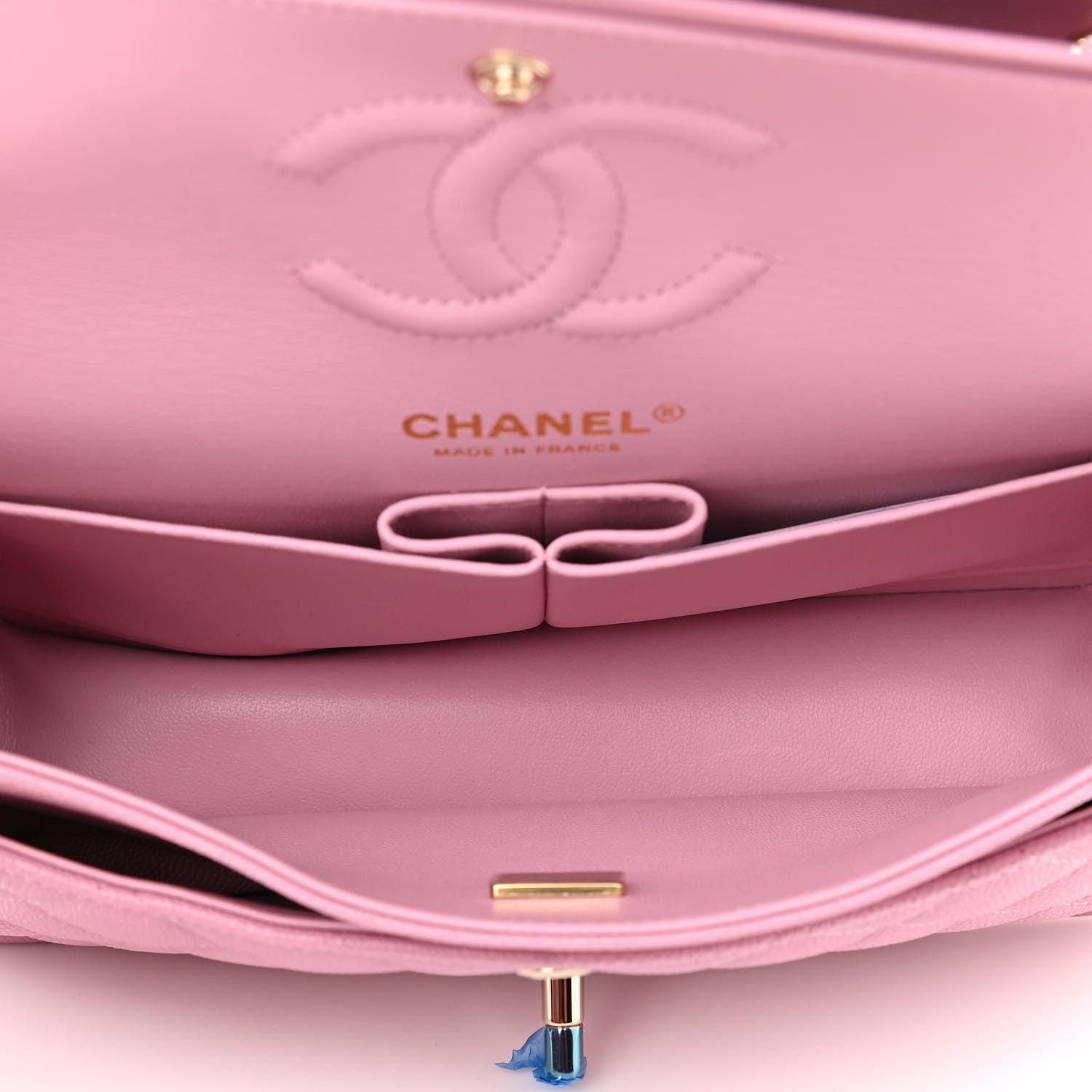 Chanel Caviar Quilted Small Double Flap Pink 4 of 10