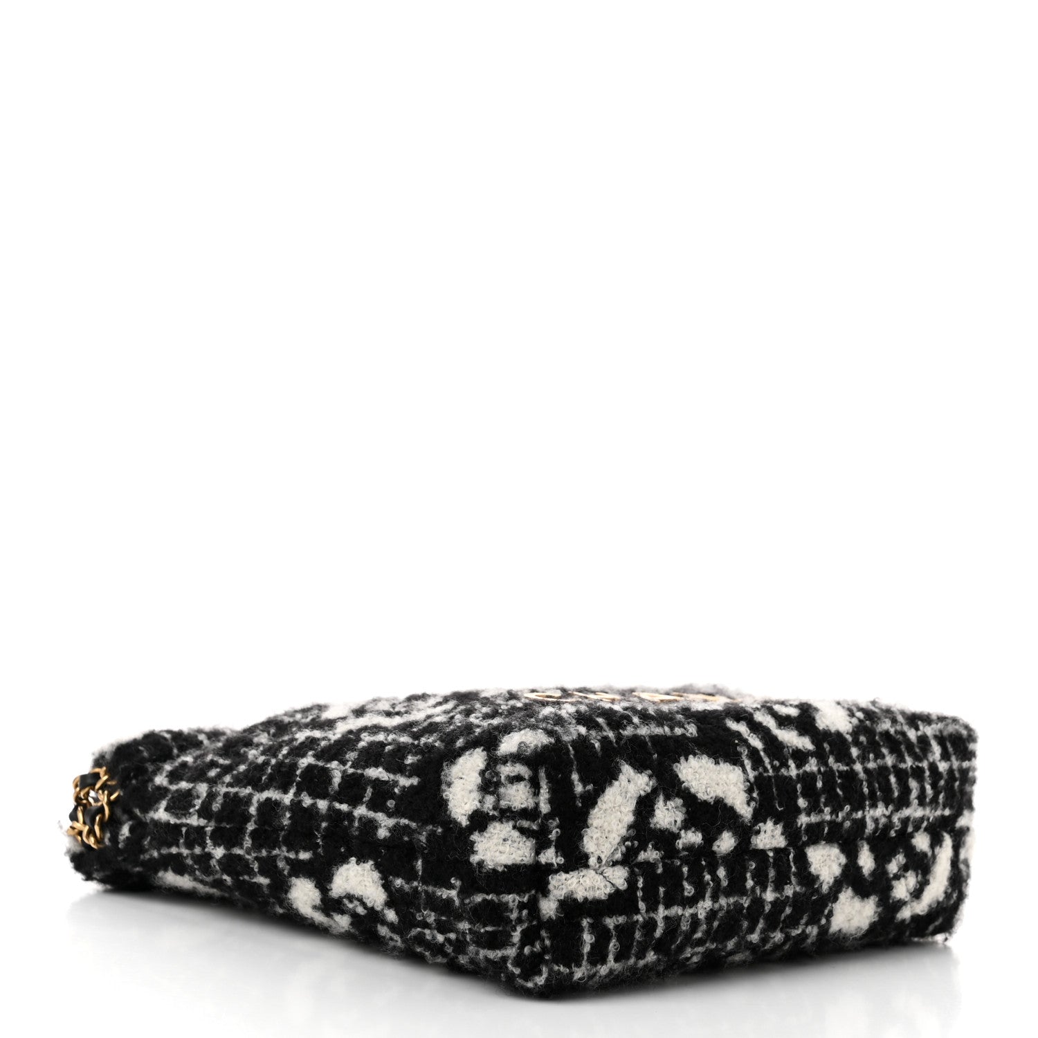 Chanel Cashmere Mini Chanel 22 Black White 4 of 11