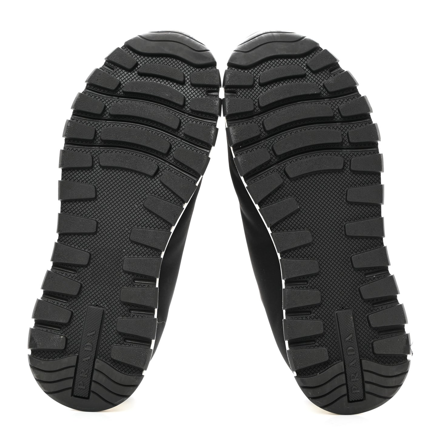 Nylon Gabardine Logo Sneakers 38 Black