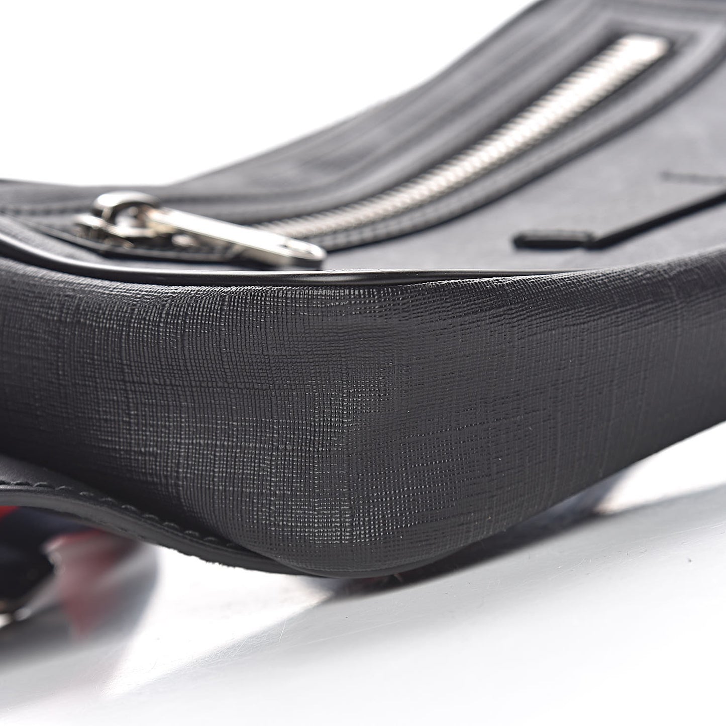 Soft GG Supreme Monogram Web Belt Bag Black Grey