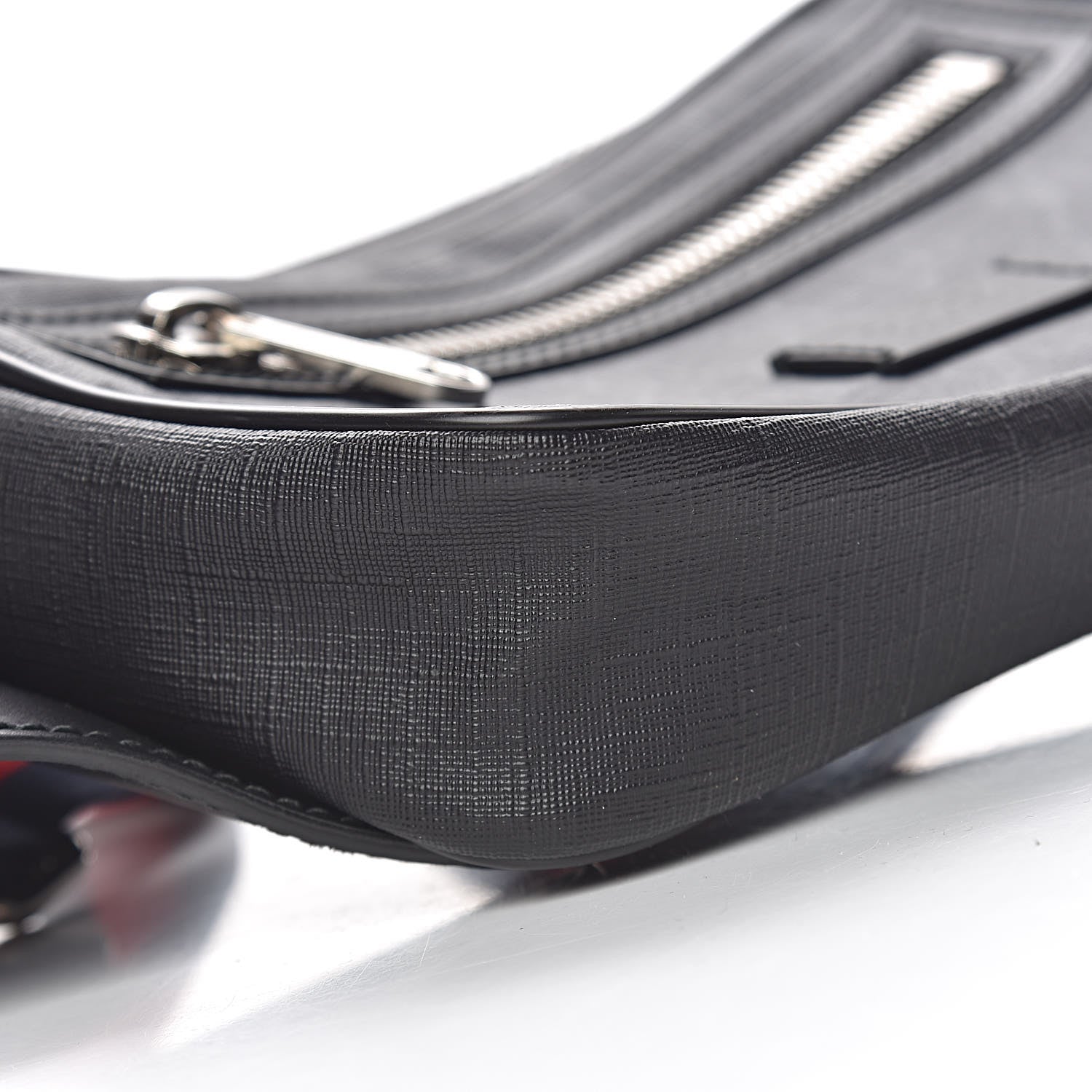 Gucci Soft GG Supreme Monogram Web Belt Bag Black Grey 9 of 10