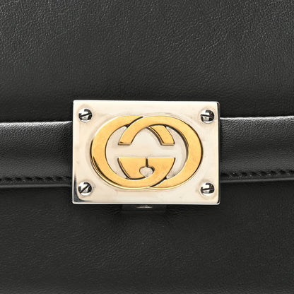 Gucci Lambskin Linea Matisse Shoulder Bag Black 8 of 10