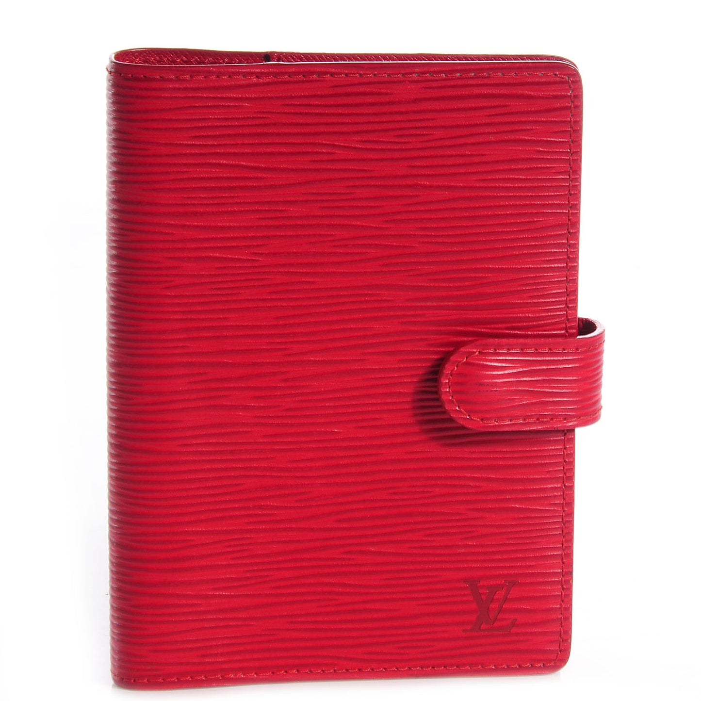 Epi Small Ring Agenda Cover Rouge