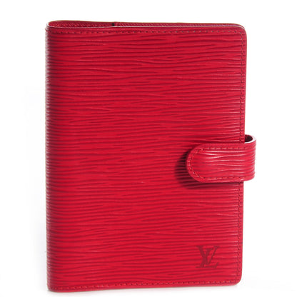 Louis Vuitton Epi Small Ring Agenda Cover Rouge 1 of 7