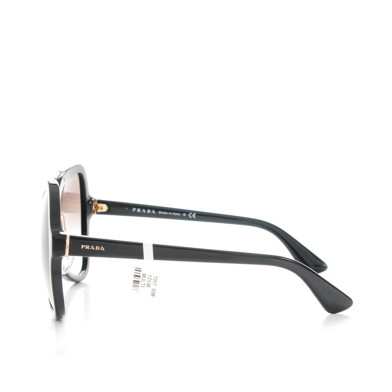 Prada Butterfly Wire Sunglasses PR18SS Black 2 of 4