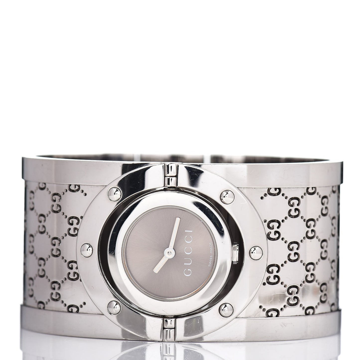 Stainless Steel 33mm Twirl Quartz Watch Brown