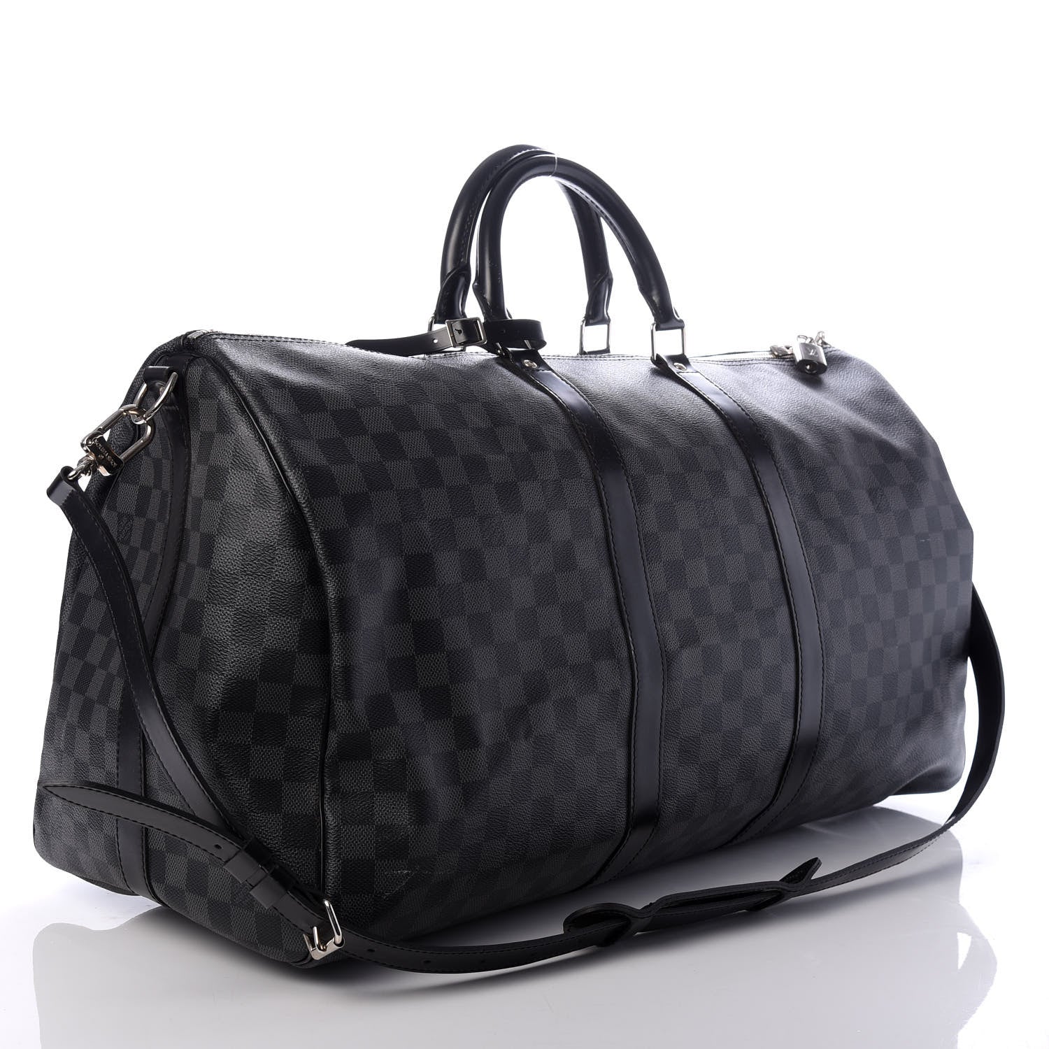 Louis Vuitton Damier Graphite Keepall Bandouliere 55 2 of 12