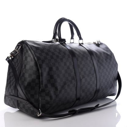 Louis Vuitton Damier Graphite Keepall Bandouliere 55 2 of 12