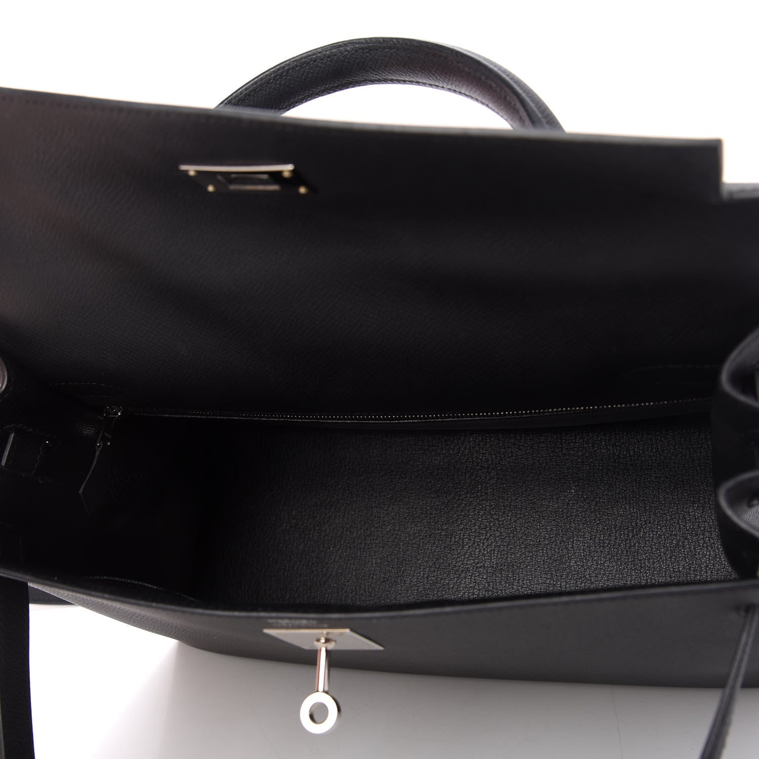 Hermes Epsom Kelly Sellier 32 Black 5 of 11