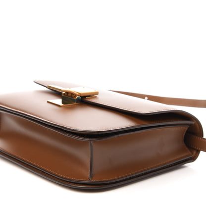Celine Box Calfskin Medium Classic Box Flap Bag Camel 7 of 11