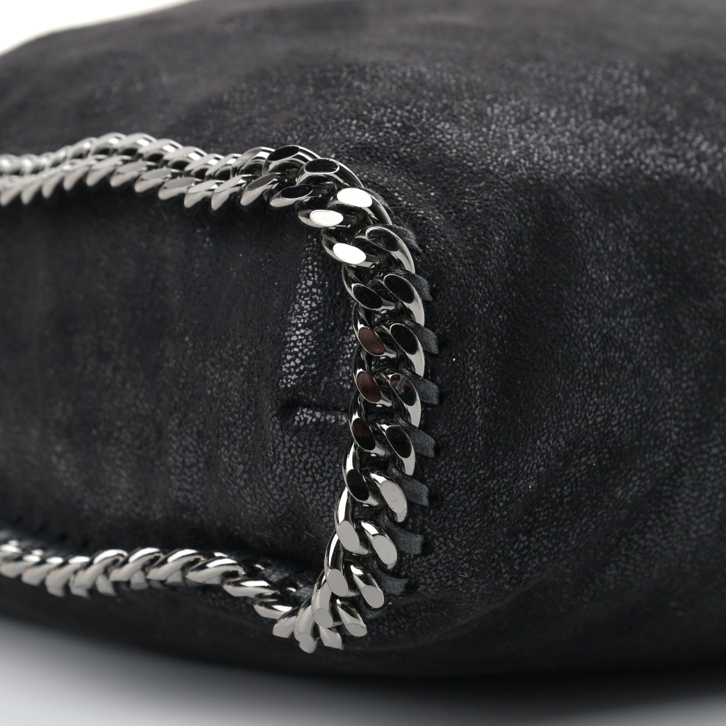Shaggy Deer Small Falabella Tote Black