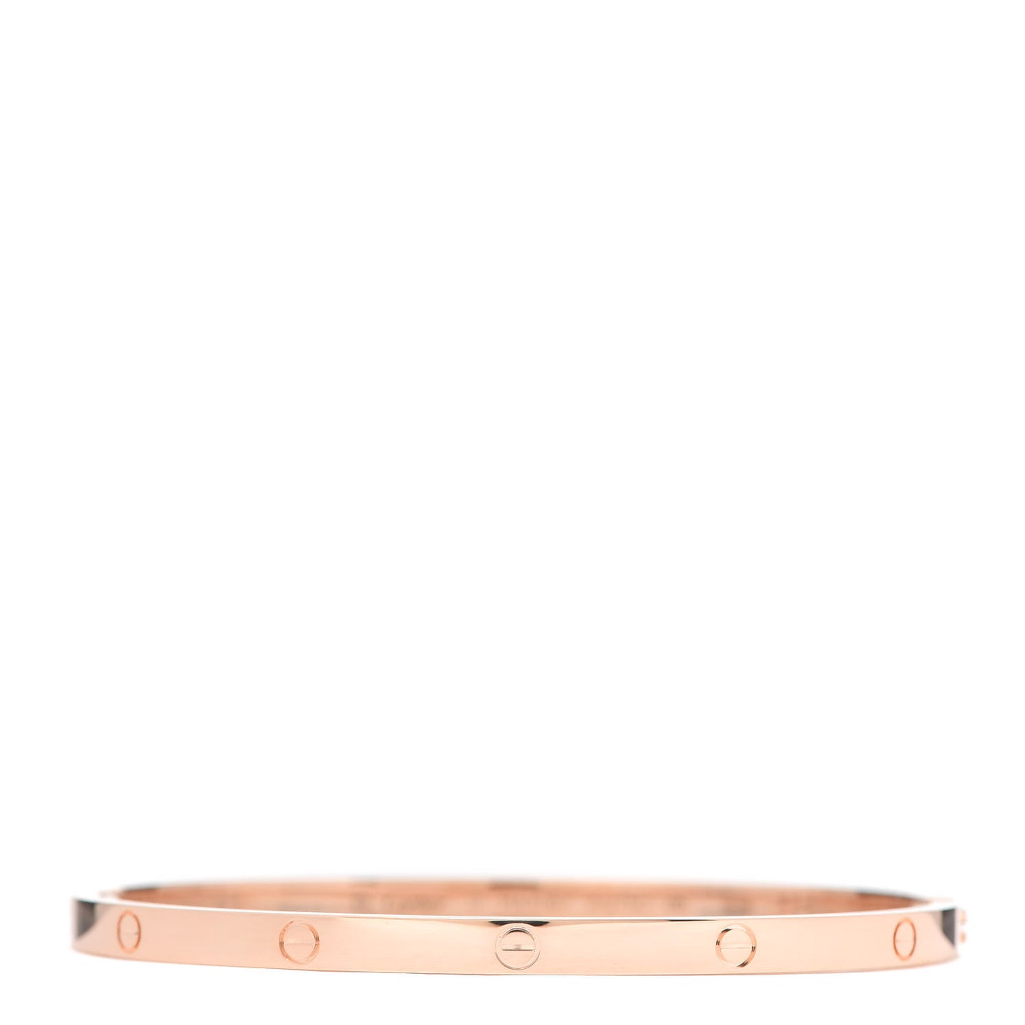 18K Pink Gold Small LOVE Bracelet 17