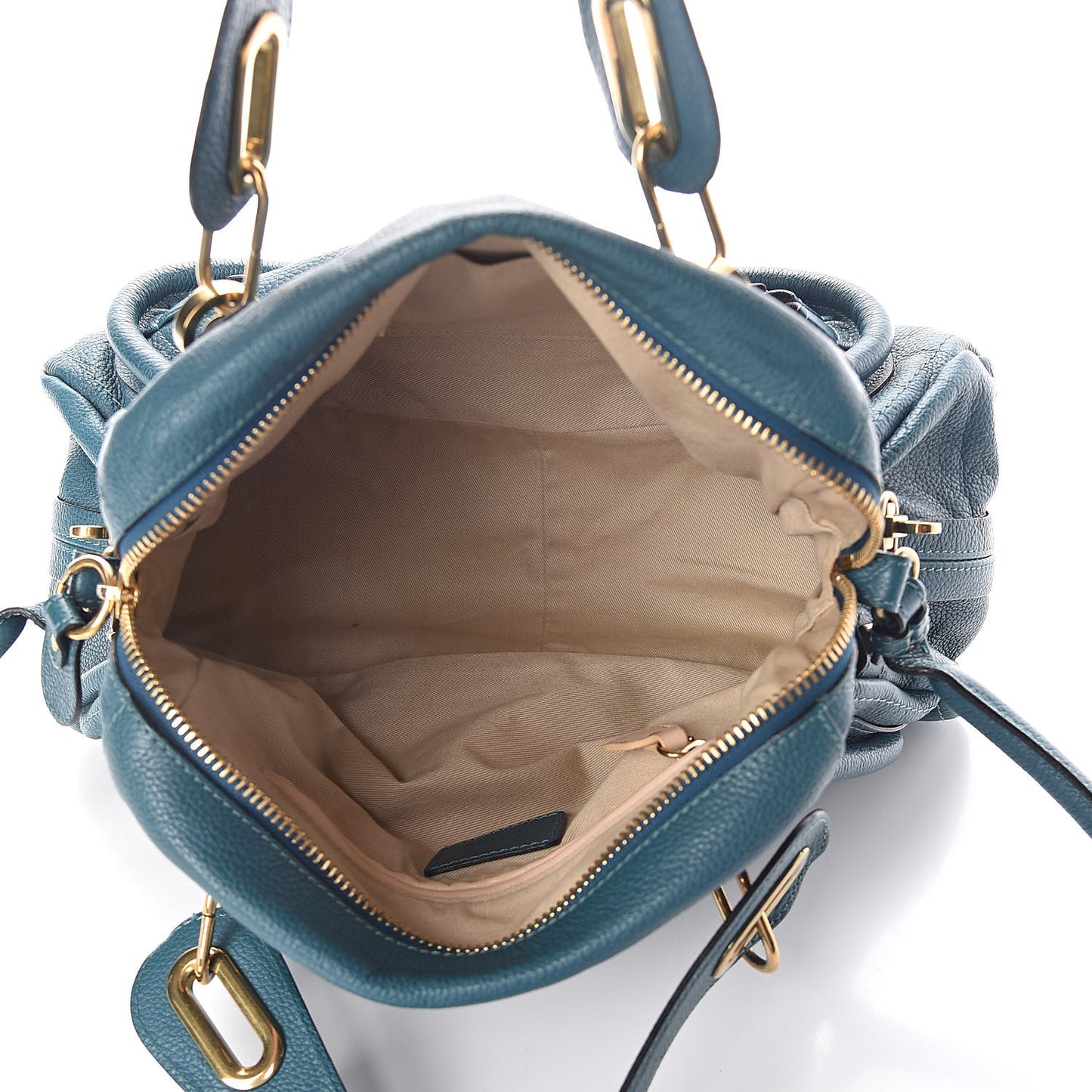 Calfskin Medium Paraty Peacock Blue