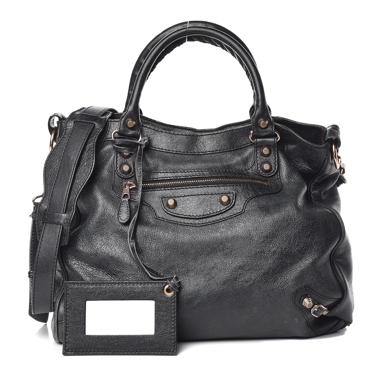 Balenciaga Agneau Giant 12 Rose Gold Hardware Velo Anthracite 1 of 17