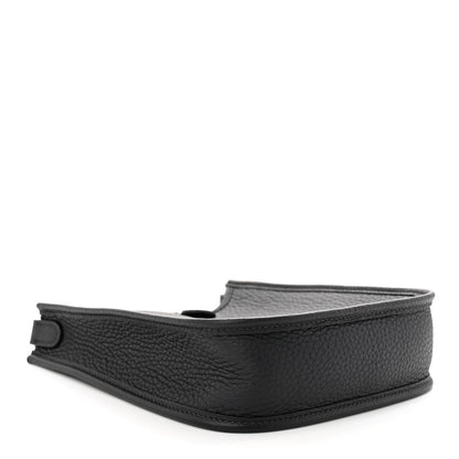 Hermes Taurillon Clemence Zigzag Evelyne TPM Caban Black Bleu Zellige Indigo 4 of 11