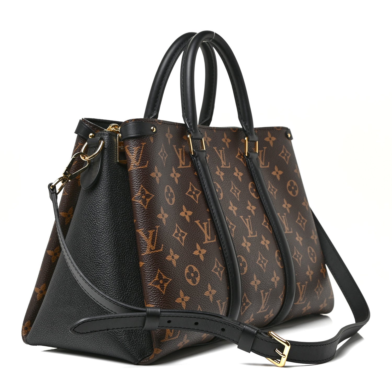 Louis Vuitton Monogram Soufflot MM Black 3 of 14