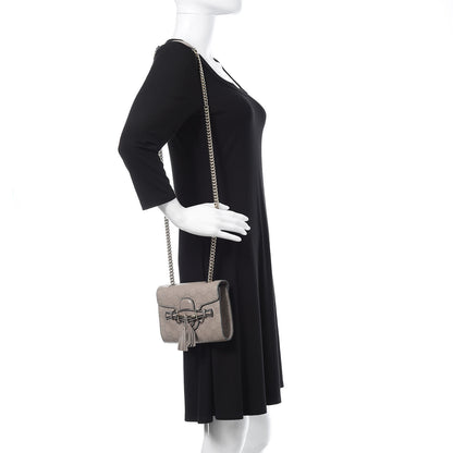 Gucci Guccissima Mini Emily Chain Shoulder Bag Storm Grey 2 of 10