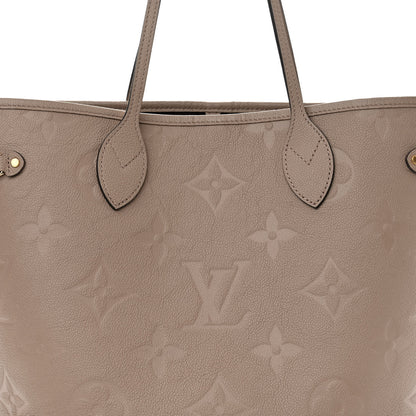 Louis Vuitton Empreinte Monogram Giant Neverfull MM Tourterelle 8 of 12