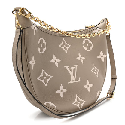 Louis Vuitton Empreinte Monogram Giant Loop Hobo Dove Gray Cream 4 of 10