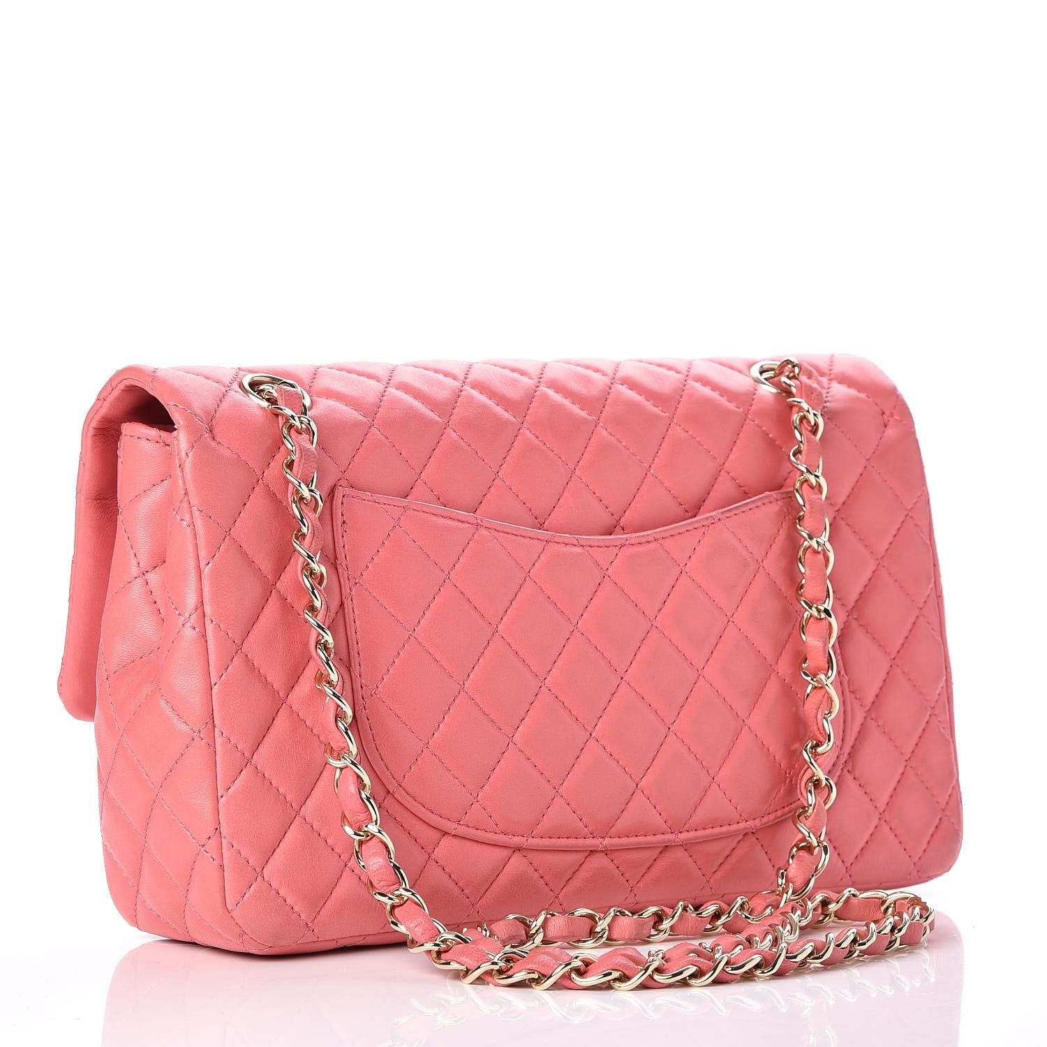 Chanel Lambskin Quilted Valentine Charms Medium Single Flap Pink 3 of 10