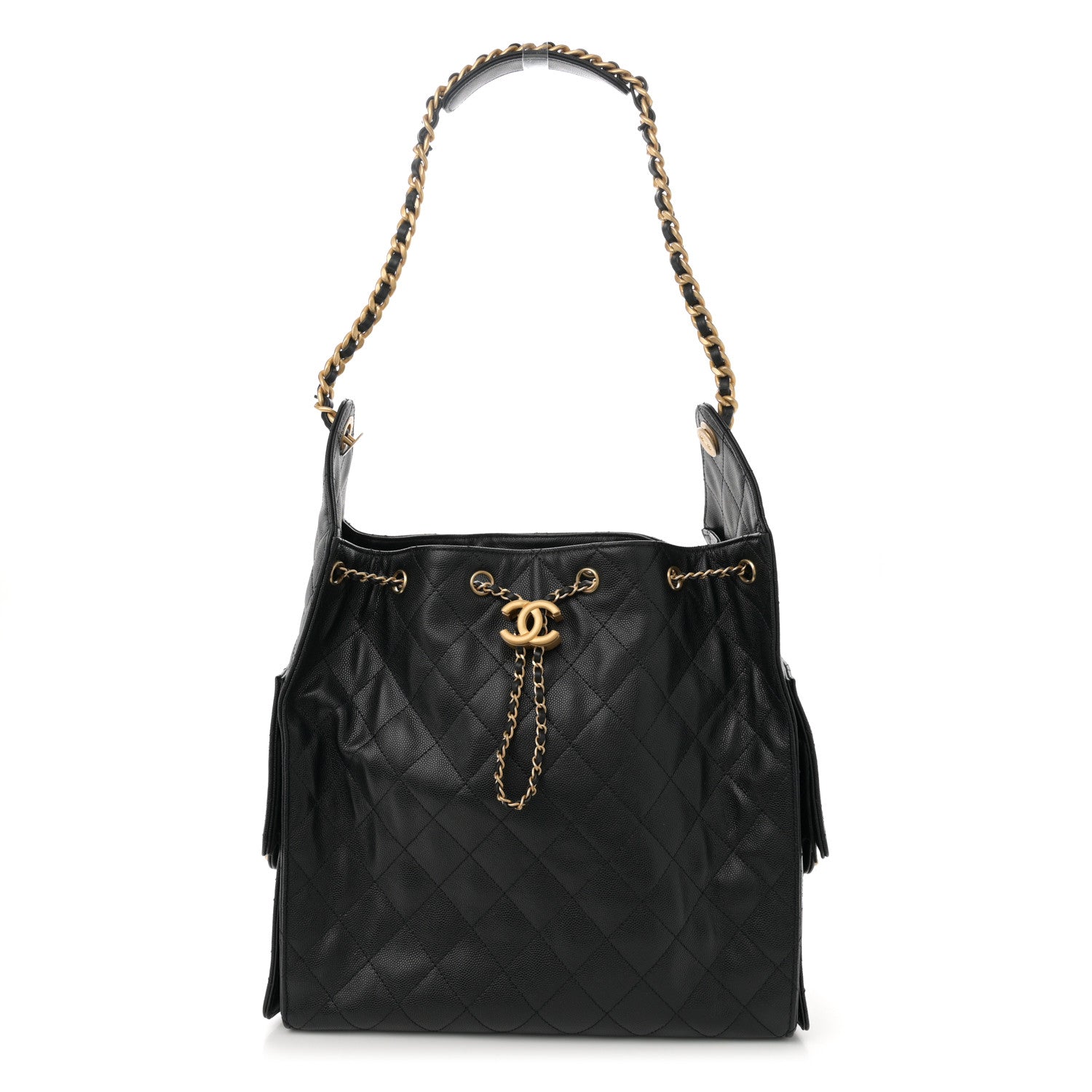 Chanel Caviar Quilted Medium Chanel 25 Handbag Black 1 of 11