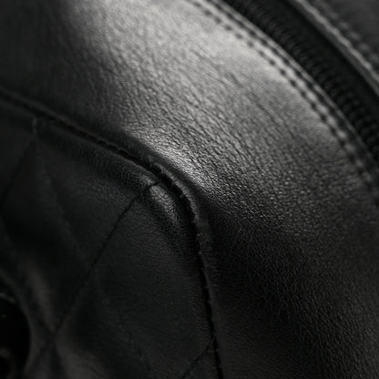 Chanel Calfskin Quilted Large Cambon Bowler Black 13 of 14