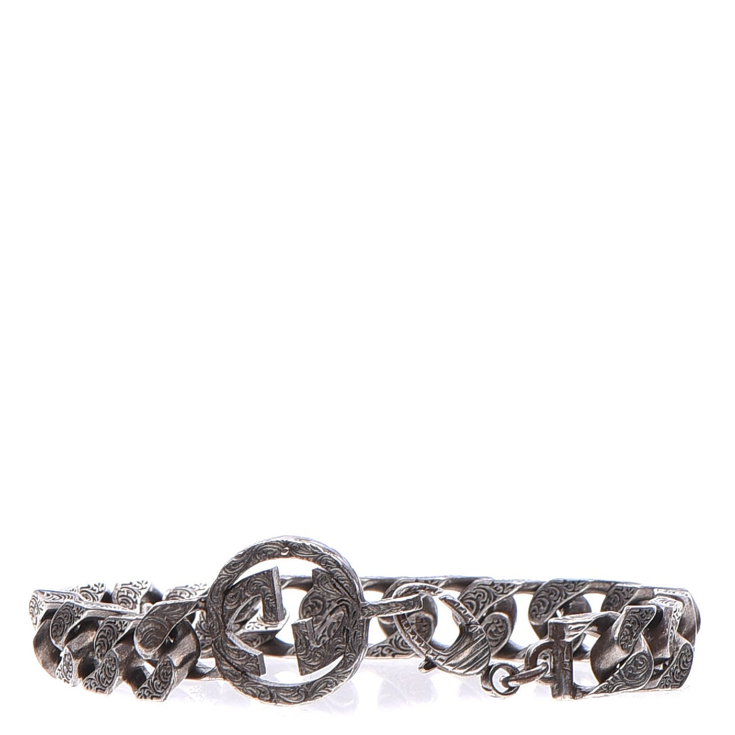 Sterling Silver Interlocking G Chain Bracelet