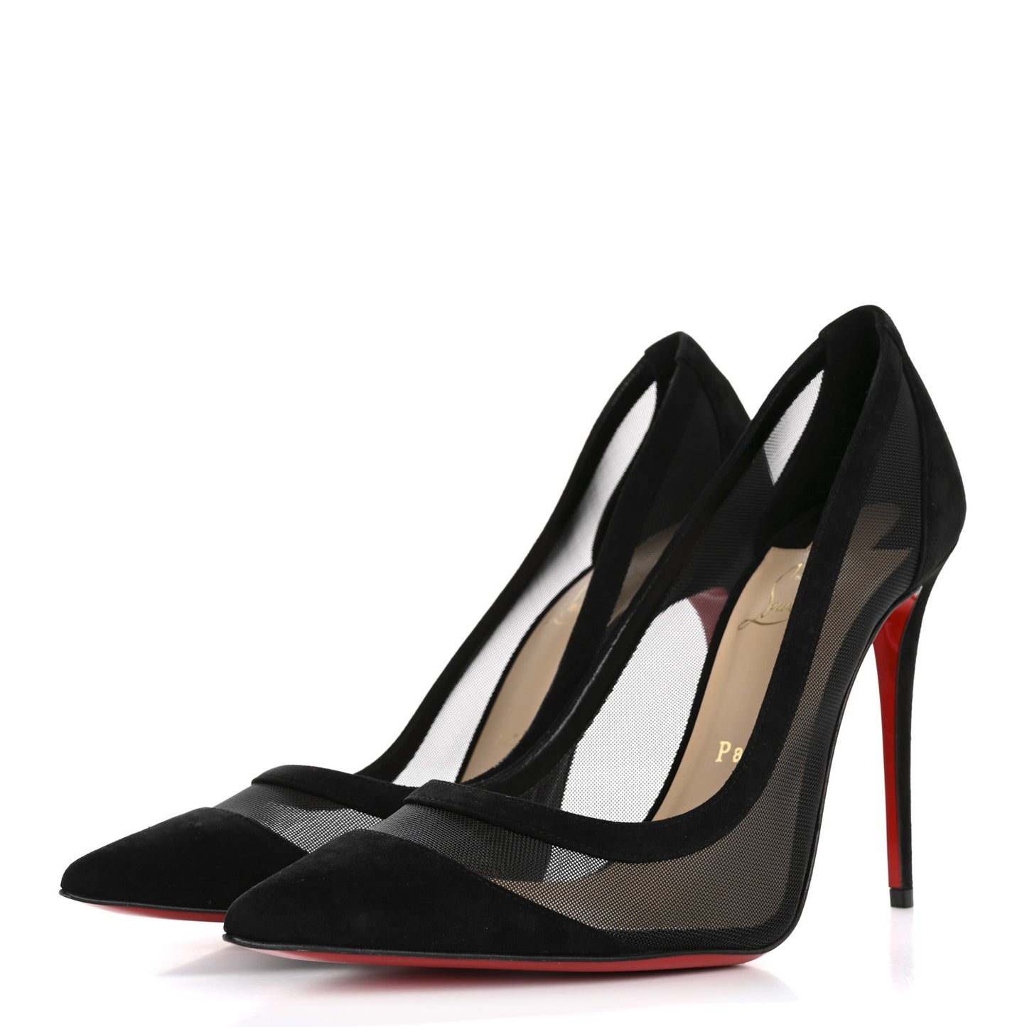 Veau Velours Rete Galativi 100 Pumps 40 Black