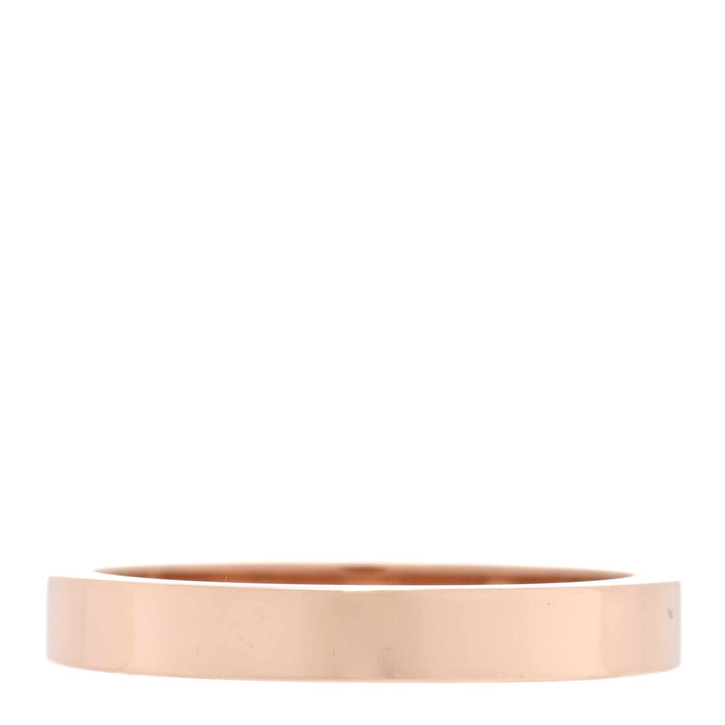 18K Pink Gold Diamond 3mm C De Cartier Wedding Band Ring 55 7.25