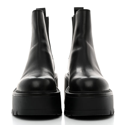 Valentino Garavani Calfskin VLOGO Uniqueform Chelsea 55/85mm Flatform Ankle Boots 40 Black 2 of 9