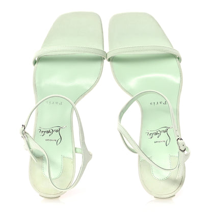 Christian Louboutin Suede Condora 85 Sandals 38 Studio Green 2 of 7