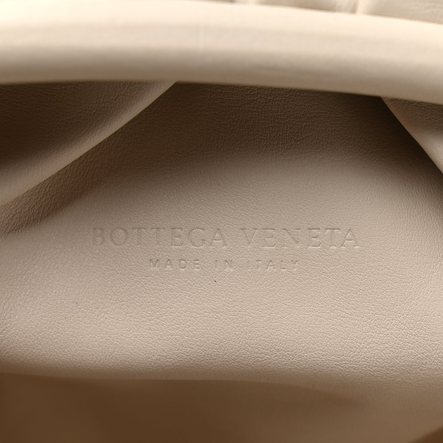 Smooth Butter Calf The Pouch Oversized Clutch Plaster