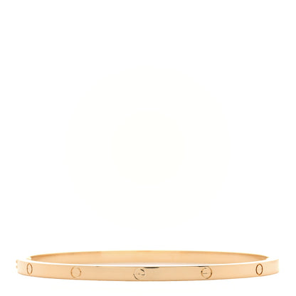 Cartier 18K Yellow Gold Small LOVE Bracelet 19 3 of 7