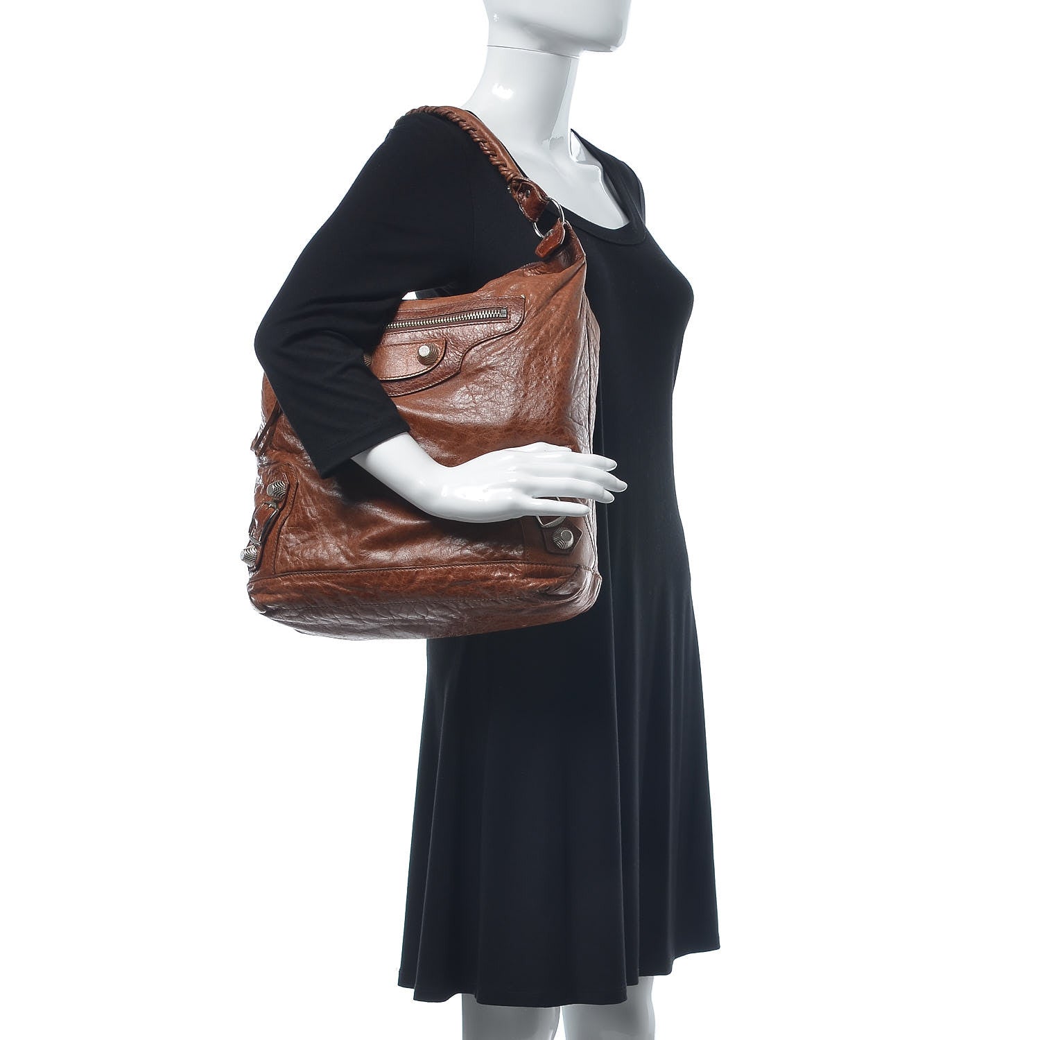 Balenciaga Agneau Giant 21 Silver Hardware Day Hobo Sienna 2 of 14