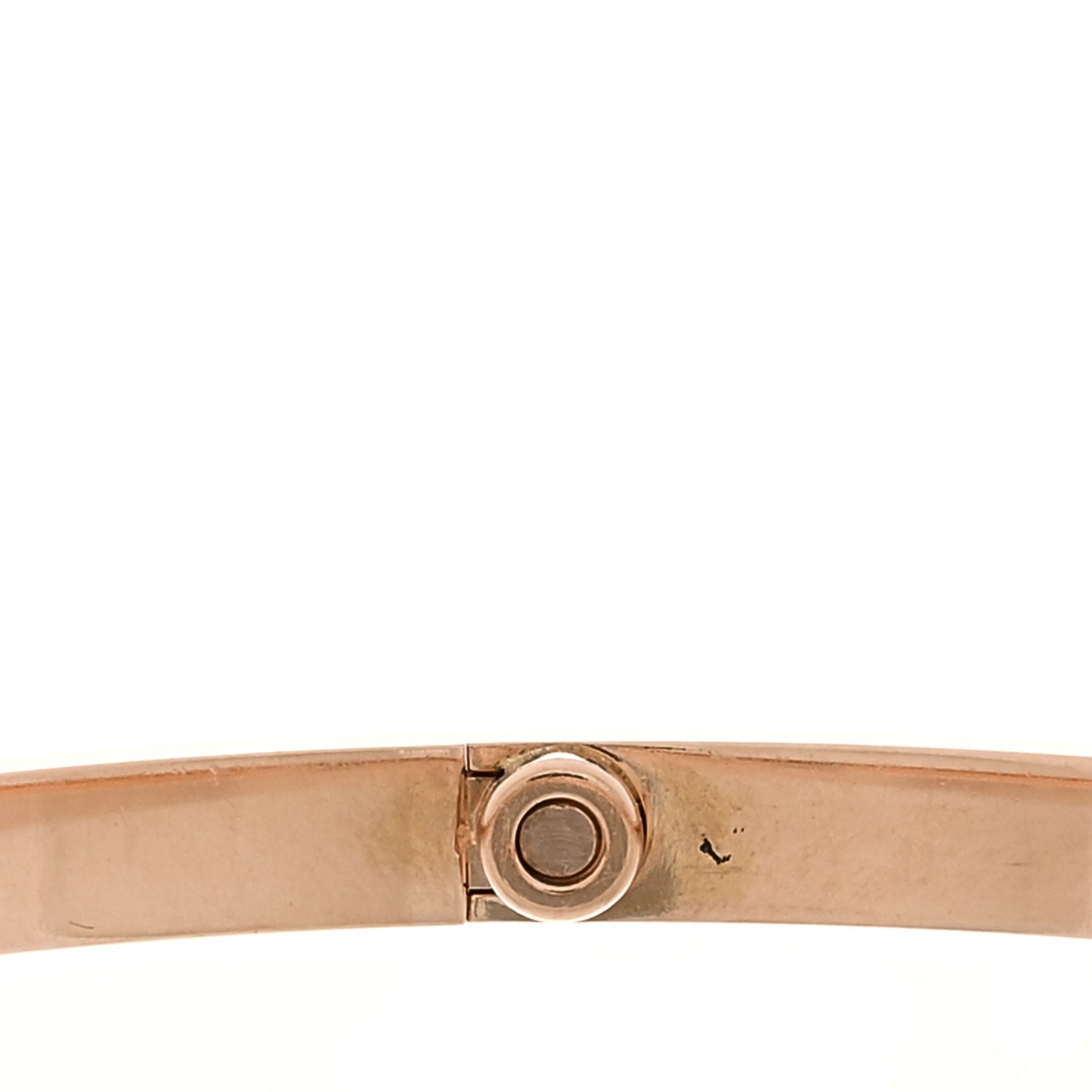 18K Pink Gold 6 Diamond Small LOVE Bracelet 18