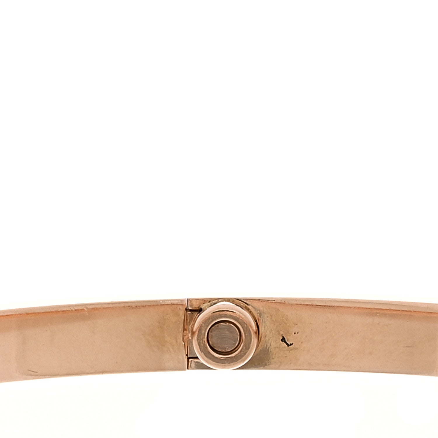 Cartier 18K Pink Gold 6 Diamond Small LOVE Bracelet 18 6 of 9