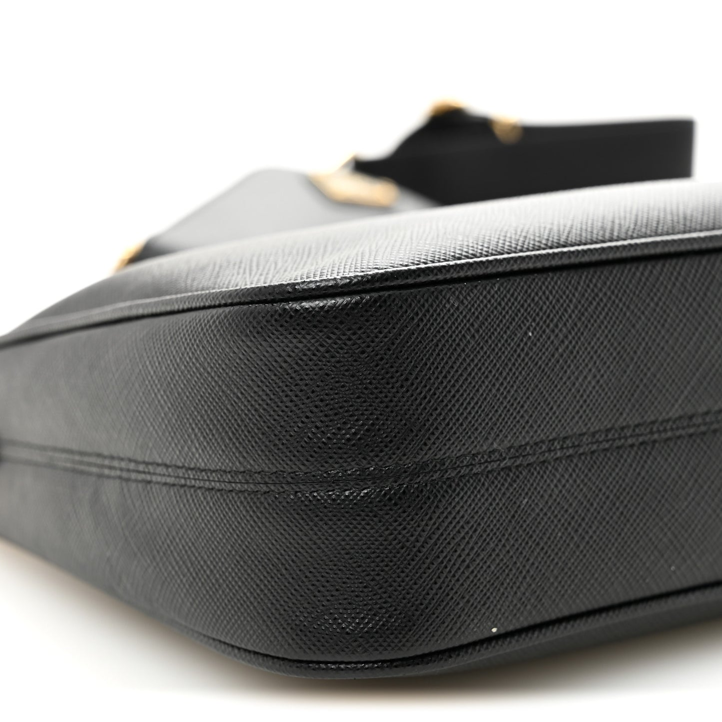 Saffiano Lux Re-Edition 2005 Shoulder Bag Black