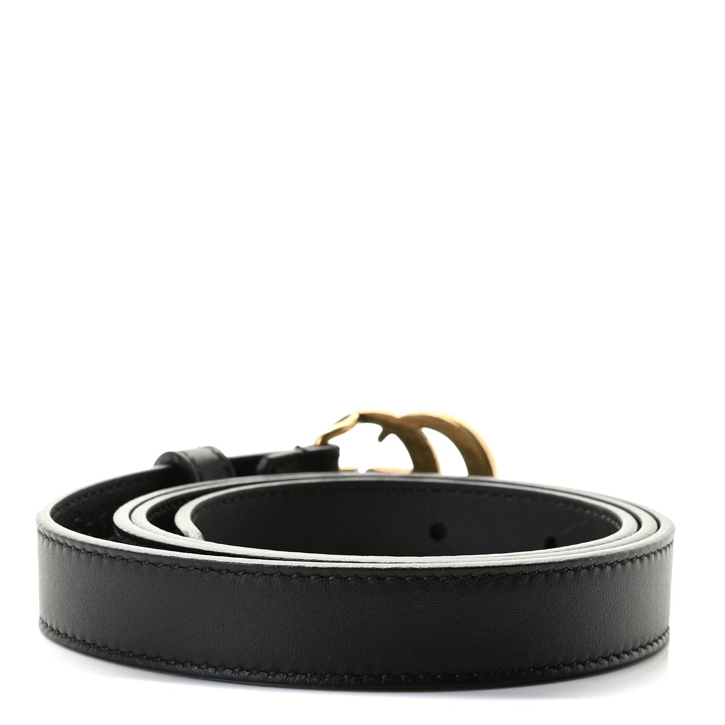 Calfskin Double G 20mm Belt 85 34 Black