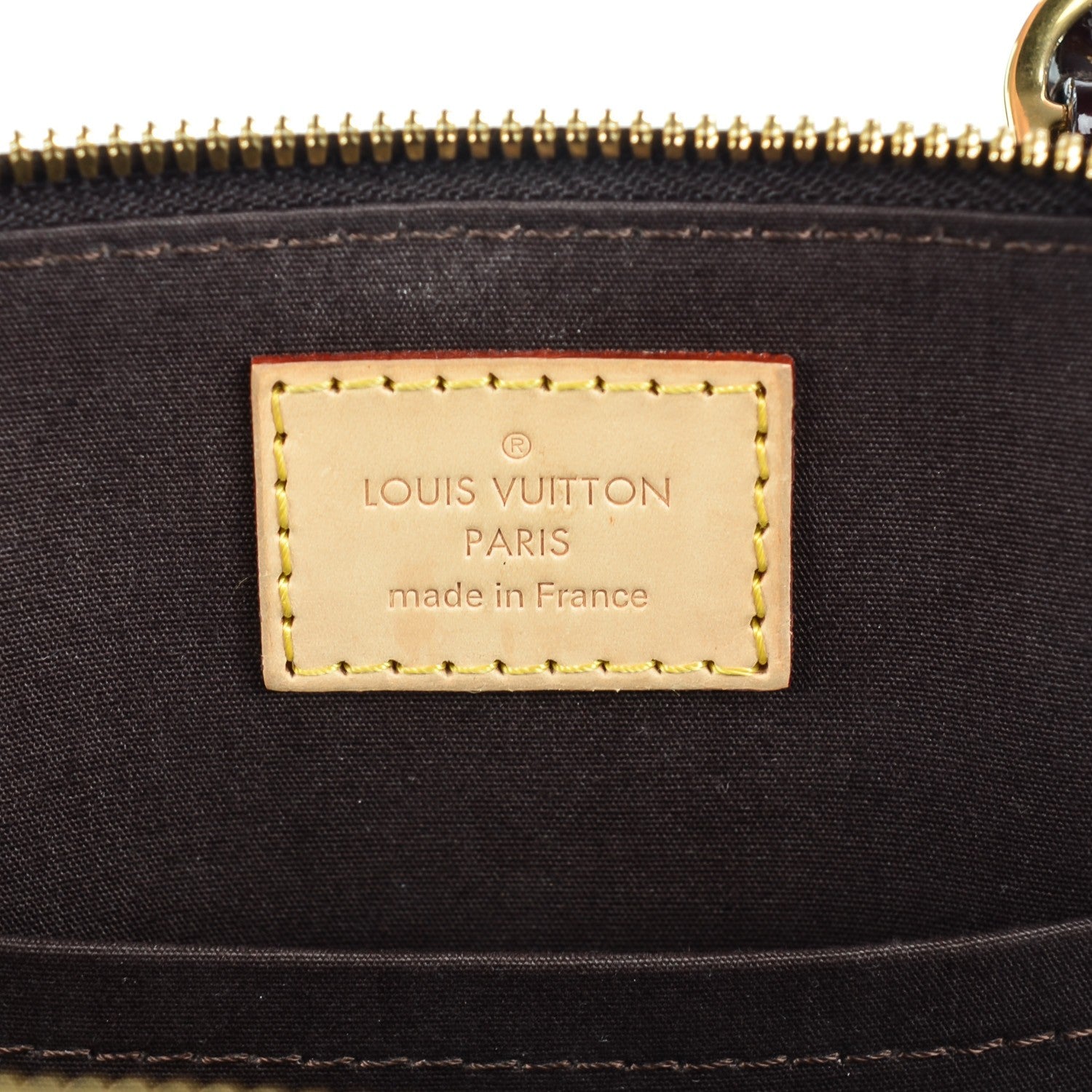 Louis Vuitton Vernis Alma BB Amarante 6 of 7