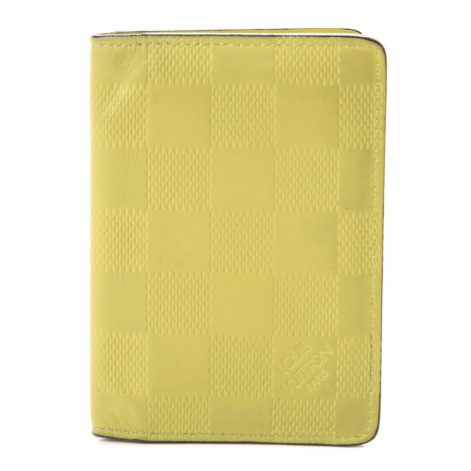 Louis Vuitton Damier Infini Pocket Organizer Vert Acide 2 of 10