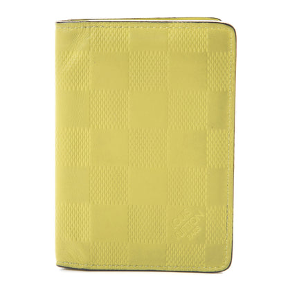 Louis Vuitton Damier Infini Pocket Organizer Vert Acide 2 of 10